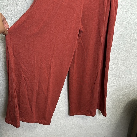 Daily Ritual Women’s Size Small Wide Leg Jumpsuit V Neck Belt Pockets - Picture 7 of 15